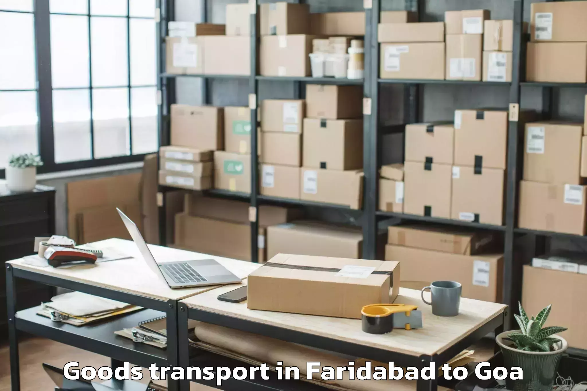 Efficient Faridabad to Madgaon Goods Transport